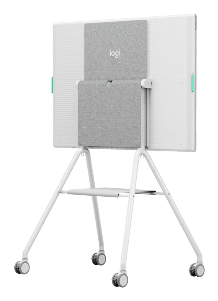 Logitech Rally Board 65 Cart Grey, White Flat panel Multimedia cart