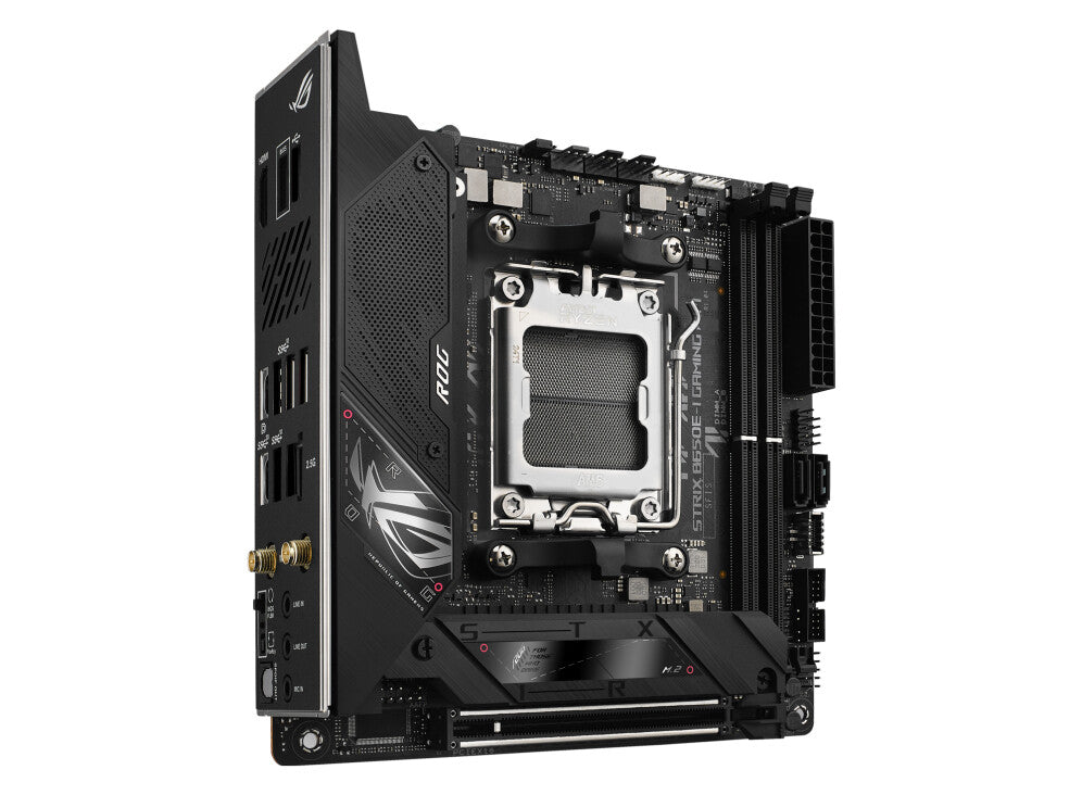 Asus ROG STRIX B650E-I GAMING WIFI, AMD B650, AM5, Mini ITX, 2 DDR5, HDMI, DP Alt Mode, Wi-Fi 6E, LAN 2,5G, PCIe5, 2x M.2