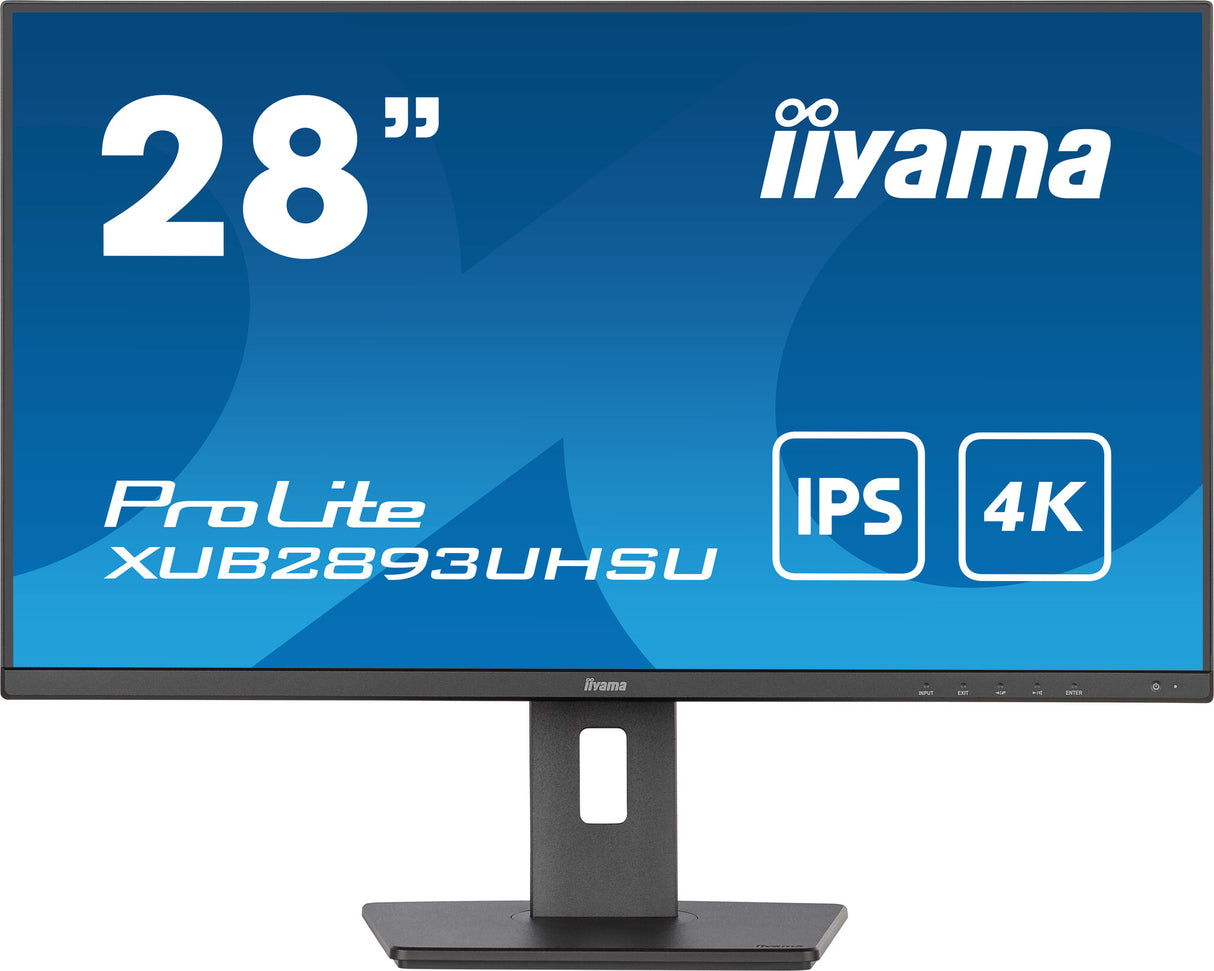 iiyama ProLite computer monitor 71.1 cm (28") 3840 x 2160 pixels 4K Ultra HD LED Black