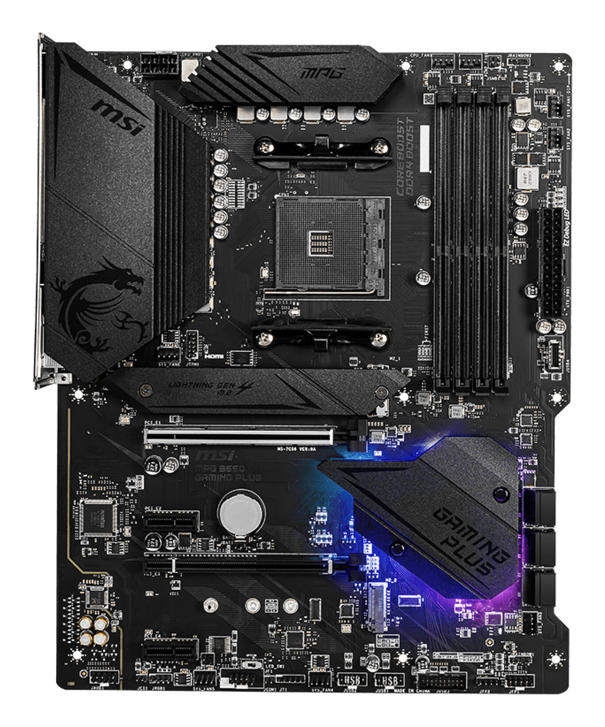 MSI MPG B550 Gaming Plus AMD B550 Socket AM4 ATX