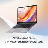 ASUS ExpertBook P3 PM3406CK-R715X AMD Ryzen™ AI 7 350 Laptop 35.6 cm (14") WUXGA 16 GB DDR5-SDRAM 512 GB SSD Wi-Fi 7 (802.11be) Windows 11 Pro Grey