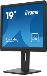 iiyama ProLite B1980D-B5 computer monitor 48.3 cm (19") 1280 x 1024 pixels SXGA LCD Black