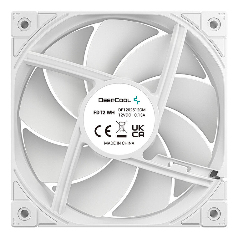 DeepCool FD12 WH-3 IN 1 Computer case Fan 12 cm White 3 pc(s)