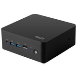 MSI Cubi NUC 1M Intel Core 3 100U (14th Gen - Series 1) Barebone, NUC, SFF, Mini Computer, HTPC, (NO RAM, NO Storage, NO OS), Intel Graphics/DDR5/Dual ThunderBolt 4/Dual HDMI/Dual LAN/WiFi 6E/BT 5.3/VESA - NUC 1M i3 100U BB