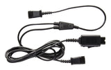 V7 BL-11+P telephone cable 2 m Black