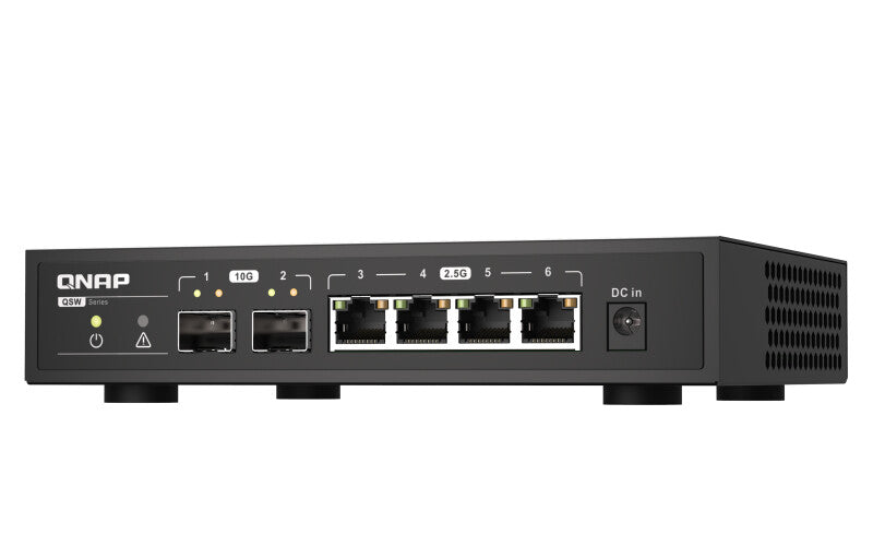 QNAP QSW-2104-2S network switch Unmanaged 2.5G Ethernet Black