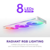 NZXT F420 RGB Core Computer case Fan 14 cm White 1 pc(s)