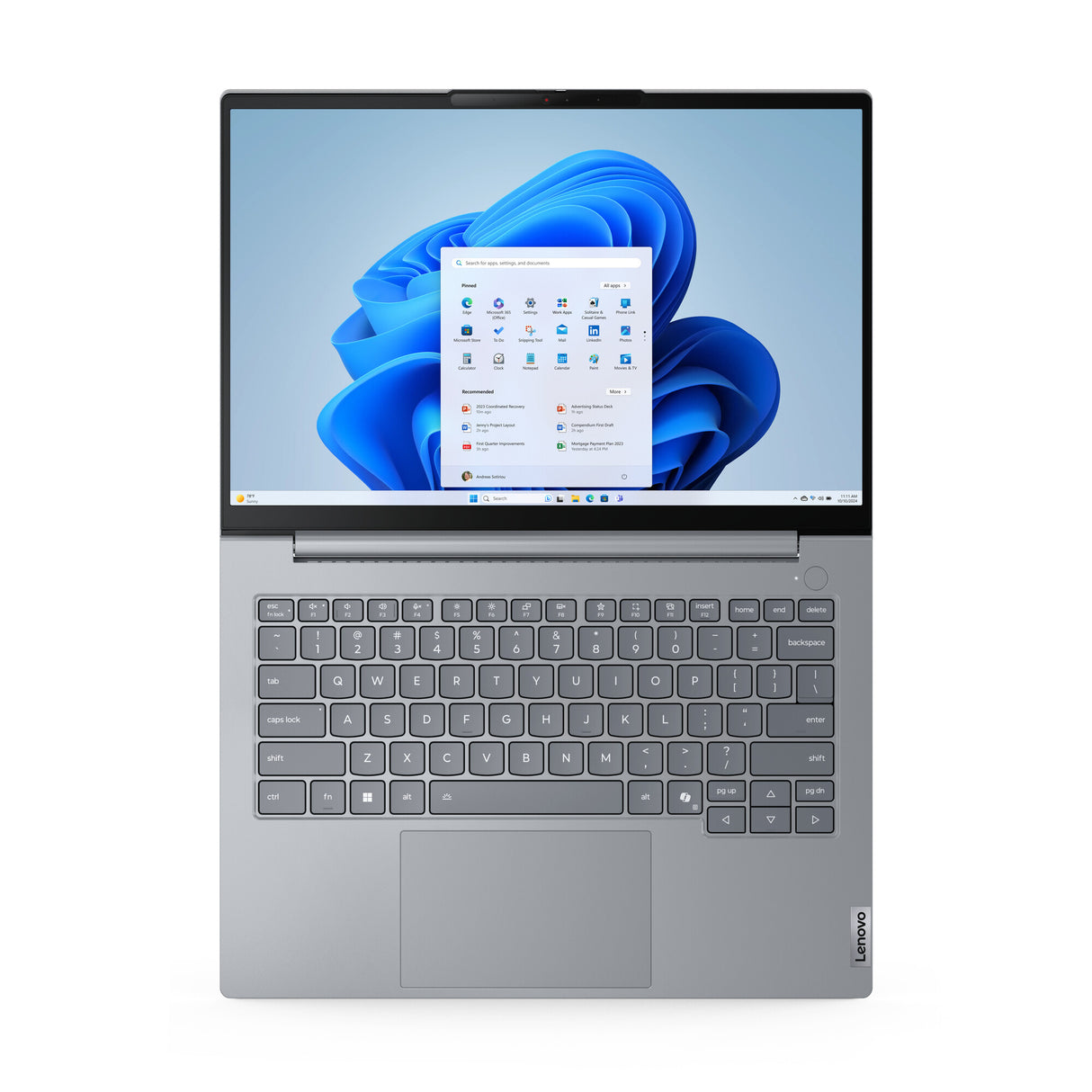 Lenovo ThinkBook 14 G8 IAL Intel Core Ultra 5 225U Laptop 35.6 cm (14") WUXGA 16 GB DDR5-SDRAM 256 GB SSD Wi-Fi 6E (802.11ax) Windows 11 Pro English Grey