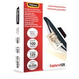 Fellowes Glossy 125 Micron Card Laminating Pouch - 54x86mm