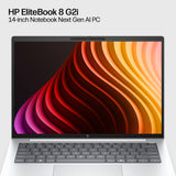 HP EliteBook 8 G2i 14 inch Notebook Next Gen AI PC Wolf Pro Security Edition Copilot+ PC Intel Core Ultra 5 Laptop 35.6 cm (14") WUXGA 16 GB LPDDR5x-SDRAM 512 GB SSD Wi-Fi 7 (802.11be) Windows 11 Pro Silver