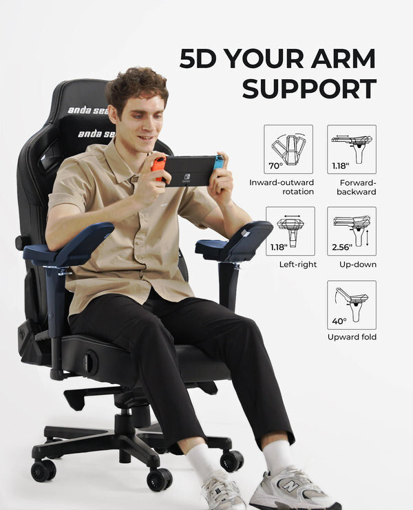 Anda Seat Kaiser 4 Series Premium Gaming armchair Padded seat Black