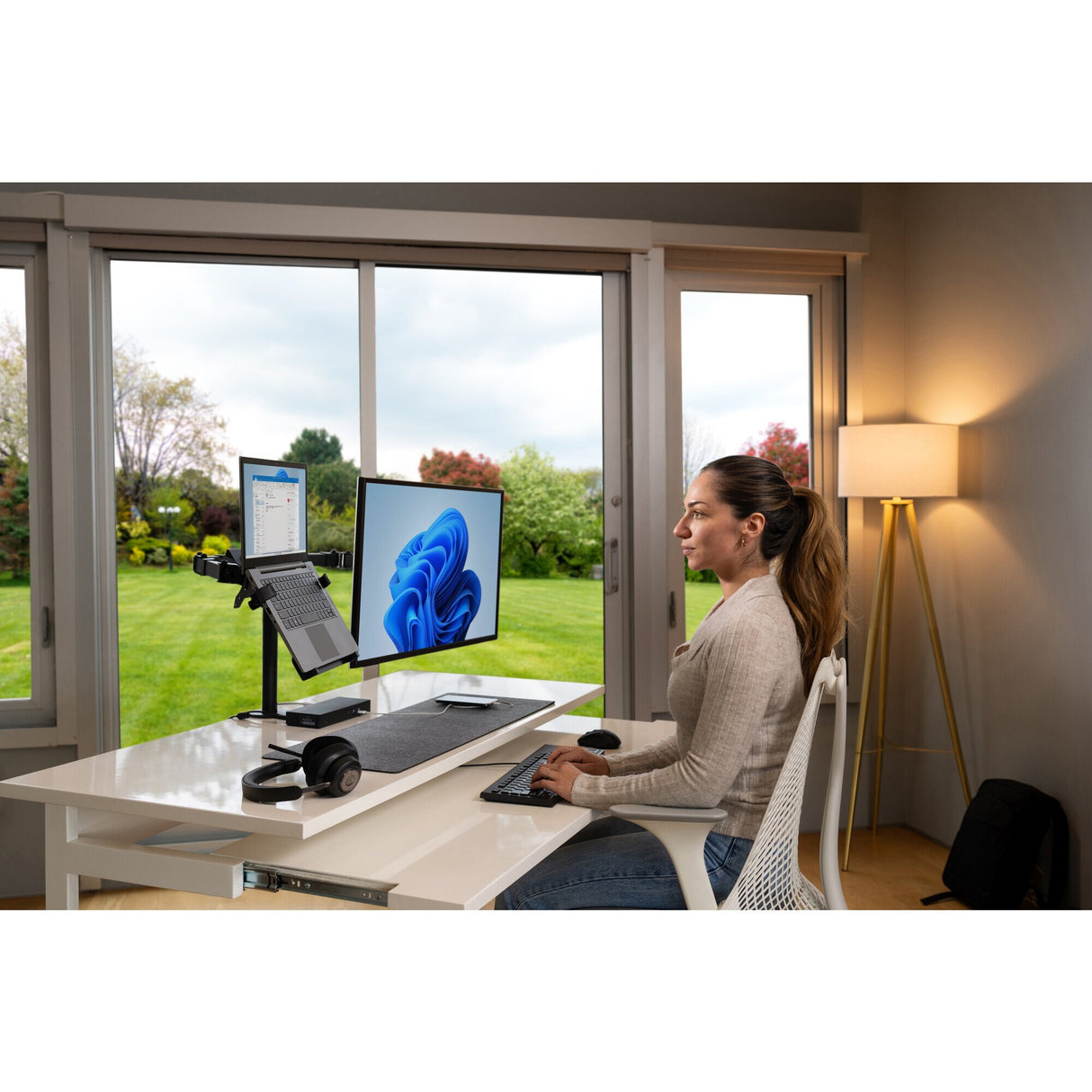 Kensington SmartFit Ergo Dual Extended Monitor Arm