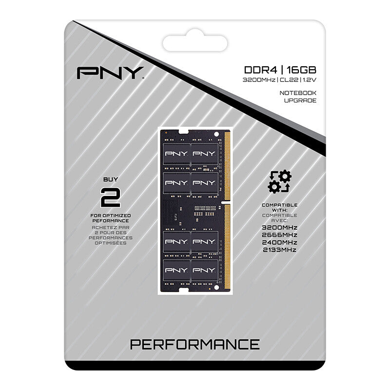 PNY Performance memory module 16 GB 1 x 16 GB DDR4 260-pin SO-DIMM