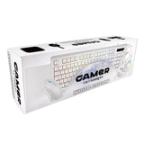 VIDA GAMER WHT 4IN1 USB KB MS HS KIT keyboard Mouse included Gaming QWERTY UK English White