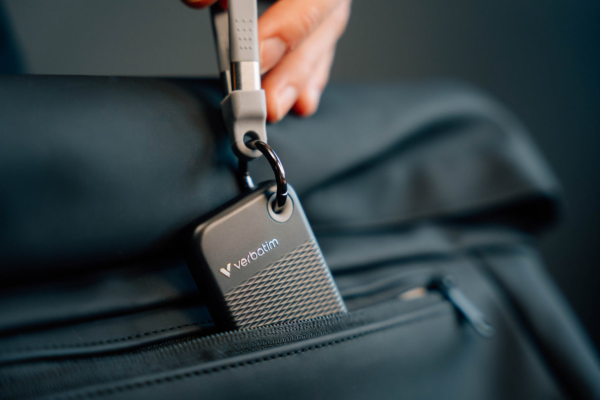 Verbatim Pocket SSD USB 3.2 Gen 2 1TB Black/Grey