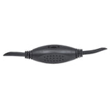 Manhattan 2600 Series Speaker System, Small Size, Big Sound, Two Speakers, Stereo, USB power, Output: 2x 3W, 3.5mm plug for sound, In-Line volume control, Cable 0.9m, Black, Three Year Warranty