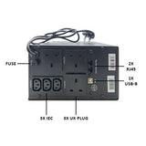VIDA Armour 1200VA uninterruptible power supply (UPS) Line-Interactive 1.2 kVA 720 W 6 AC outlet(s)