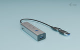 i-tec Metal Universal Charging HUB 2xUSB-C + 2x USB-A Port + Power Delivery 85W