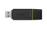 Kingston Technology DataTraveler 256GB Portable USB 3.2 Gen 1 Exodia Black/Green