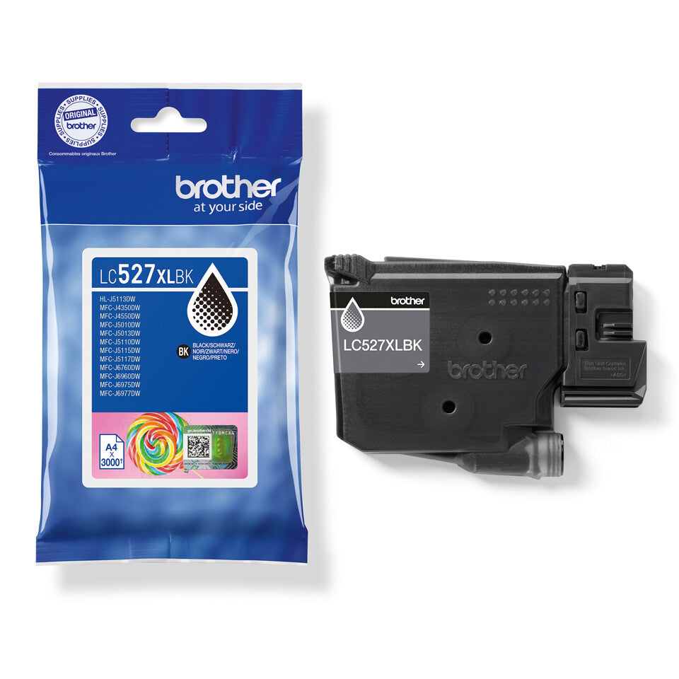 Brother Genuine LC527XLBK High Yield Ink Cartridge - Black