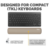 Fellowes Keyboard Wrist Rest Breyta Compact Keyboard Wrist Support with Antibacterial Protection Ergonomic Wrist Support Sand