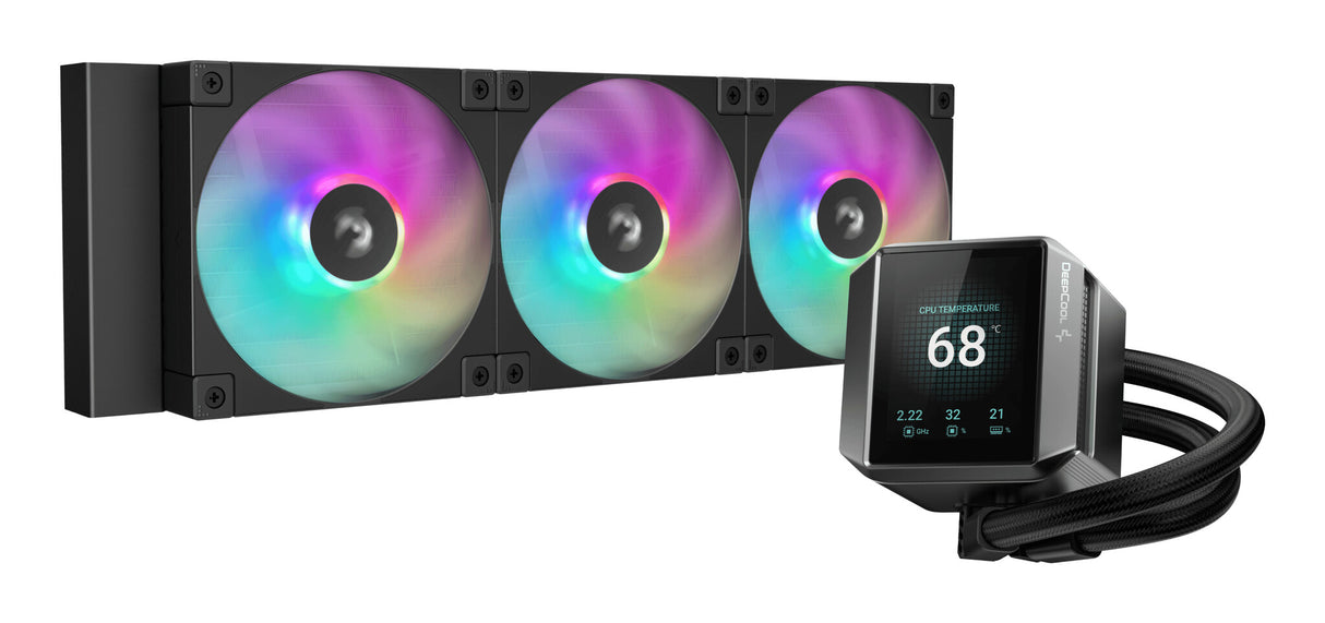 DeepCool MYSTIQUE 360 ARGB Processor All-in-one liquid cooler 12 cm Black 1 pc(s)