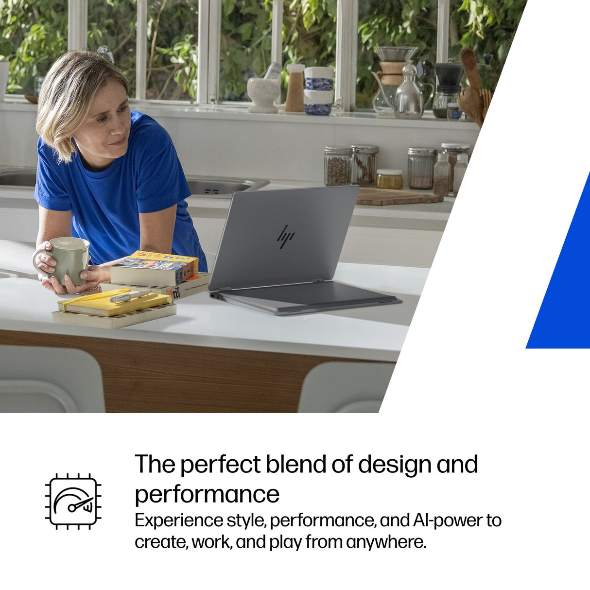 HP OmniBook X FlipNGAI 14-fk0004na Copilot+ PC AMD Ryzen AI 5 340 Hybrid (2-in-1) 35.6 cm (14") Touchscreen 2K 16 GB LPDDR5x-SDRAM 512 GB SSD Wi-Fi 7 (802.11be) Windows 11 Home Silver