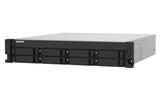 QNAP TS-832PXU NAS Rack (2U) Ethernet LAN Aluminium, Black AL324