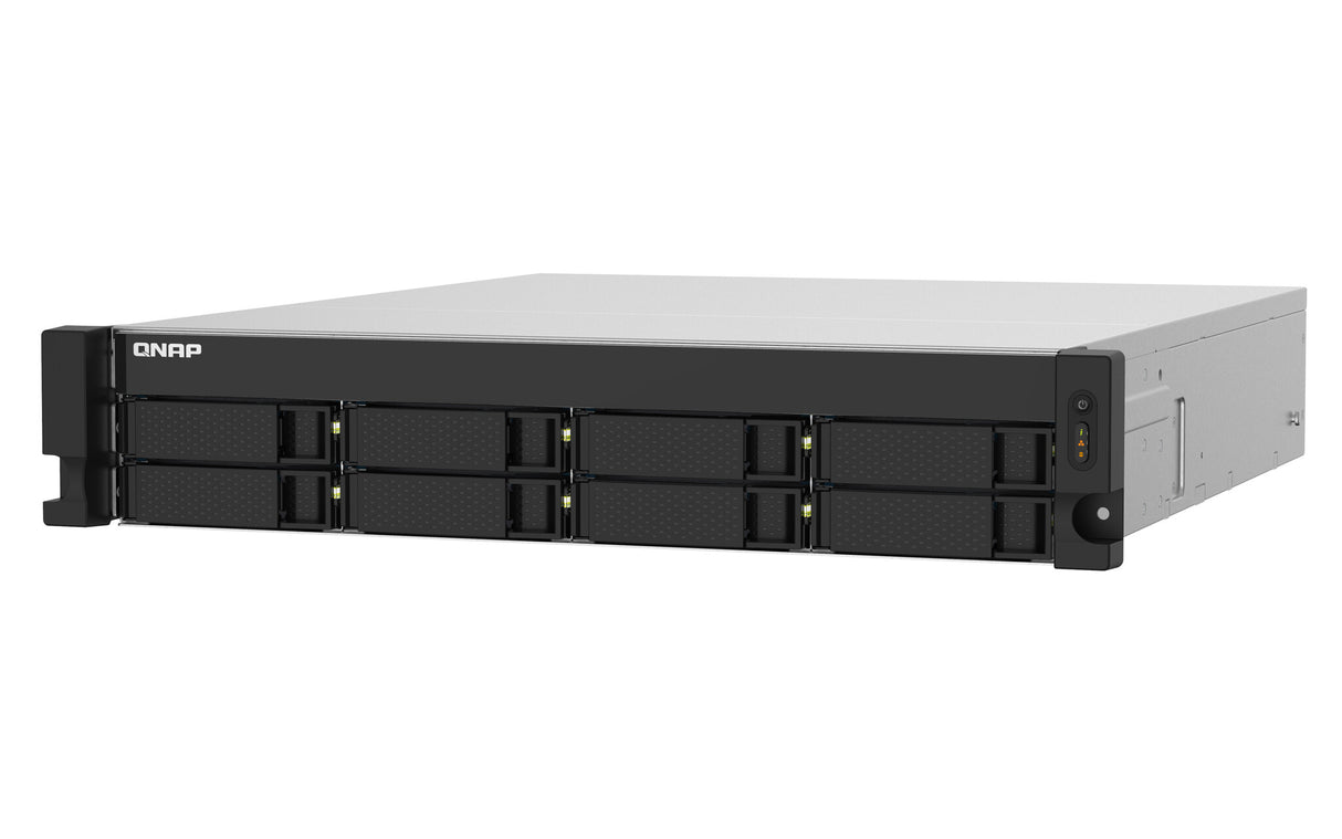 QNAP TS-832PXU-RP-4G NAS Rack (2U) Annapurna Labs AL324 4 GB DDR4 96 TB HDD QNAP Turbo System Black