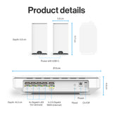 Linksys Velop Micro 6 Mesh System – Dual-Band WiFi 6 AX3000 (3-pack)