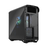 Fractal Design Torrent Compact (Light TG RGB) Caja para juegos con ventanas de vidrio tintado claro, E-ATX, 2 ventiladores RGB, concentrador de ventilador, tira RGB en cubierta de fuente de alimentación, rejilla frontal, USB-C