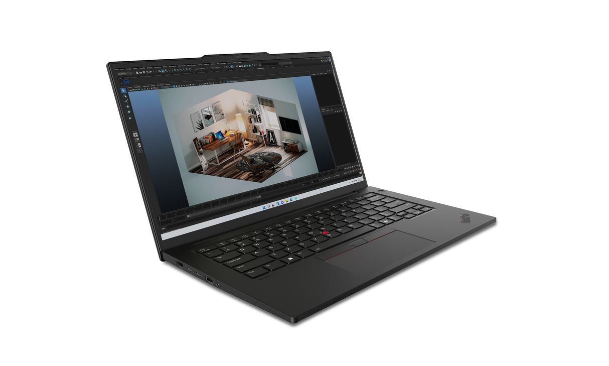 Lenovo ThinkPad P14s Gen 5 (Intel) Intel Core Ultra 7 155H Laptop 36.8 cm (14.5") WUXGA 16 GB DDR5-SDRAM 1 TB SSD NVIDIA RTX 500 Ada Wi-Fi 6E (802.11ax) Windows 11 Pro English Black