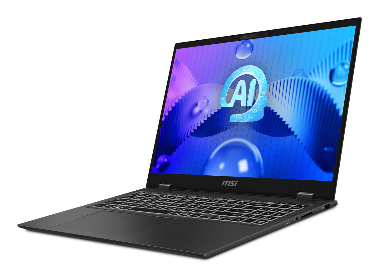 MSI Prestige 16 AI Studio B1VFG-034UK Intel Core Ultra 7 155H Laptop 40.6 cm (16") Quad HD+ 32 GB LPDDR5-SDRAM 1 TB SSD NVIDIA GeForce RTX 4060 Wi-Fi 7 (802.11be) Windows 11 Home Advanced Grey