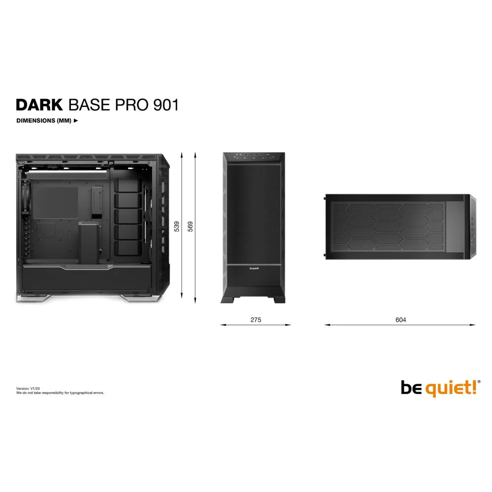 be quiet! DARK BASE PRO 901 | Black Full Tower - Computer