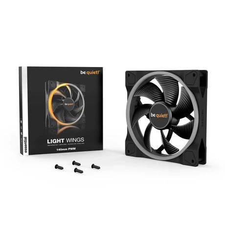 be quiet! Light Wings 140mm ARGB PWM Fan Black - Computer