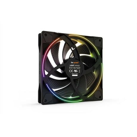 be quiet! Light Wings 140mm ARGB PWM High Speed Fan Black