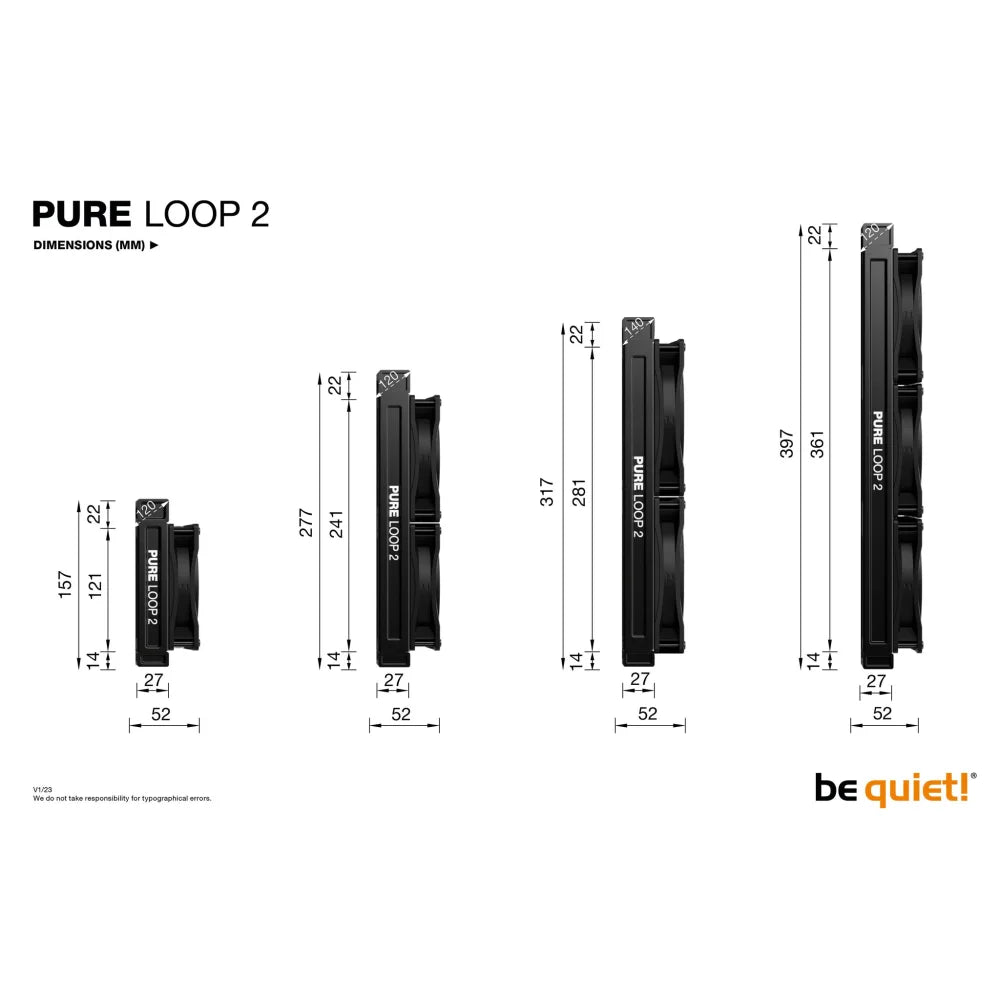 be quiet! Pure Loop 2 | 120mm Processor All-in-one liquid