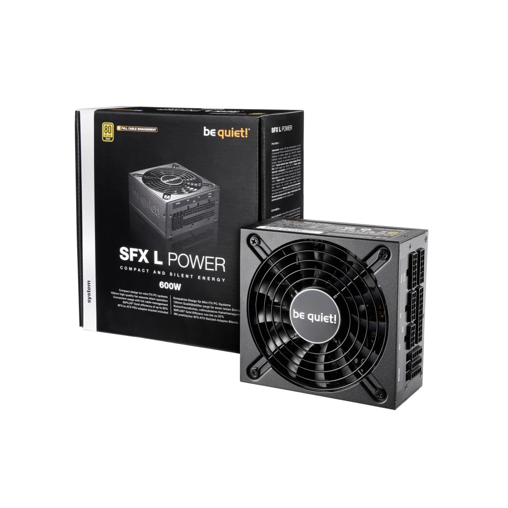 be quiet! SFX L Power power supply unit 600 W 20 + 4 pin