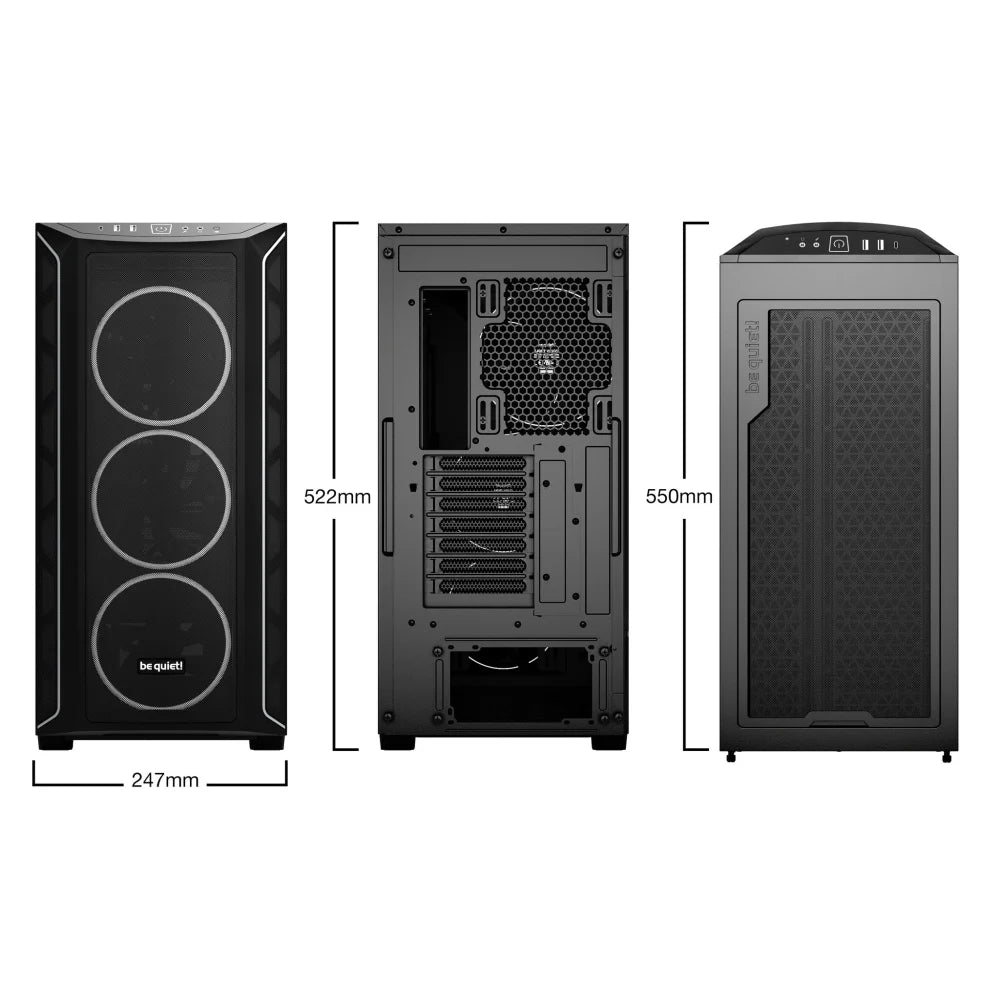 be quiet! Shadow Base 800 FX Black Midi Tower - Computer