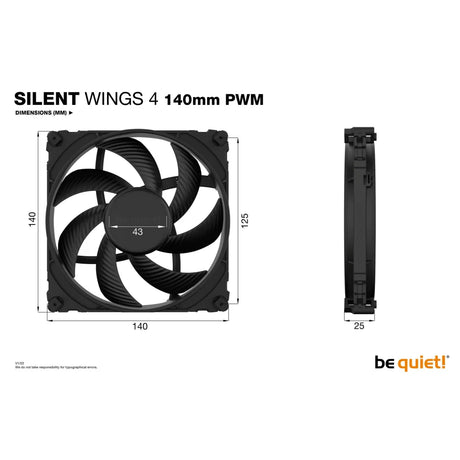 be quiet! SILENT WINGS 4 | 140mm PWM Computer case Fan 14