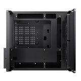 Jonsbo V12 BLACK computer case Black, Wood