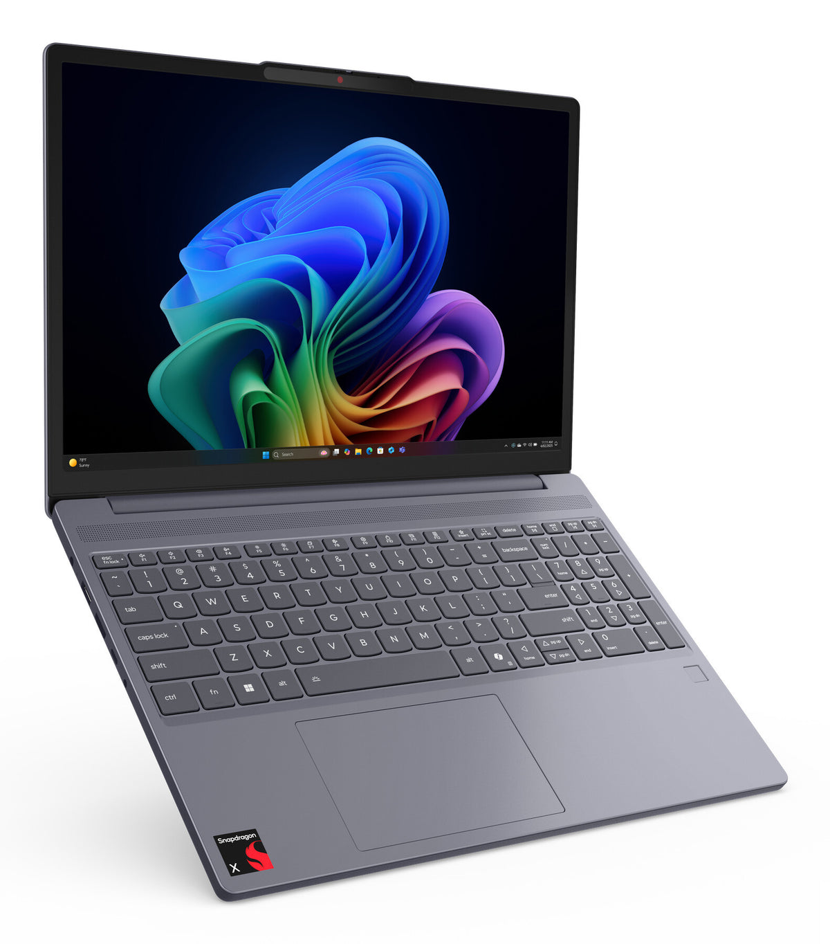 Lenovo IdeaPad Slim 3 15Q8X10 Copilot+ PC Snapdragon X1-26-100 Laptop 38.9 cm (15.3") WUXGA 16 GB LPDDR5x-SDRAM 512 GB SSD Wi-Fi 7 (802.11be) Windows 11 Home Grey English