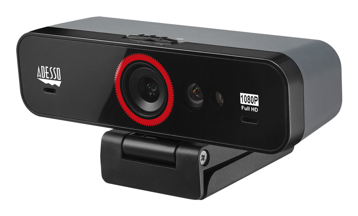 Adesso CyberTrack F1 webcam 2.1 MP 1920 x 1080 pixels USB 2.0 Black