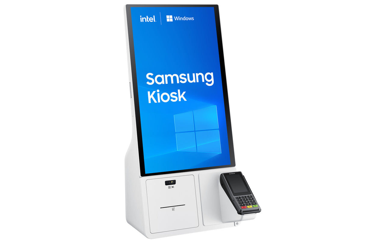 Samsung KM24C-C Kiosk design 61 cm (24") LED 250 cd/m² Full HD White Touchscreen Built-in processor Windows 10 IoT Enterprise 16/7