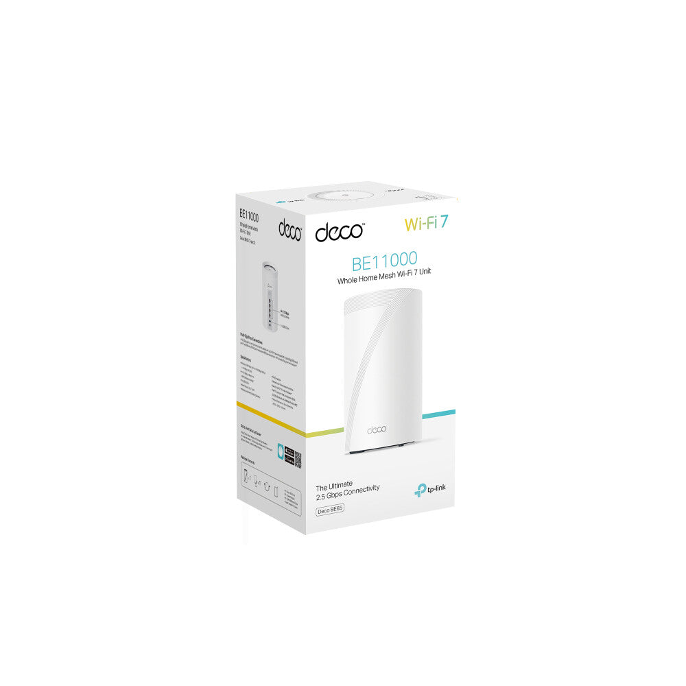 TP-Link Deco BE65 Tri-band (2.4 GHz / 5 GHz / 6 GHz) Wi-Fi 7 (802.11be) White 4 Internal