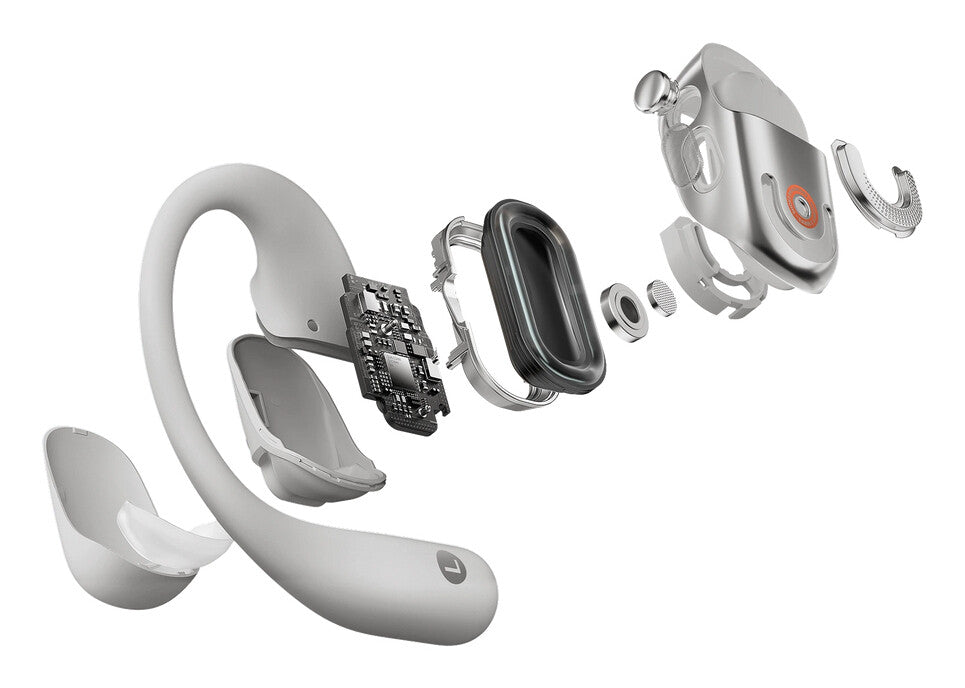 SHOKZ OpenFit 2+ Headphones Wireless Ear-hook, In-ear Calls/Music Bluetooth Grey