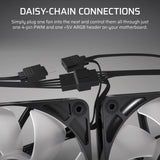 Corsair RS120 ARGB Computer case Fan 12 cm Black 1 pc(s)