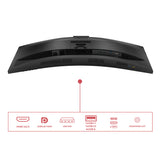 AOC E4 CU34E4CW computer monitor 86.4 cm (34") 3440 x 1440 pixels UltraWide Quad HD LED Black