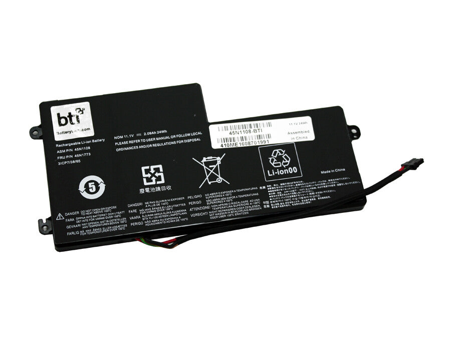 BTI 45N1112 compatible 24Wh 3-cell battery for THINKPAD T440 T440S T450 T450S T460 X250 X260 X270