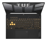 ASUS TUF Gaming F15 FX507VU-LP150W Intel® Core™ i7 i7-13620H Laptop 39.6 cm (15.6") Full HD 16 GB DDR5-SDRAM 512 GB SSD NVIDIA GeForce RTX 4050 Wi-Fi 6 (802.11ax) Windows 11 Home Black, Grey